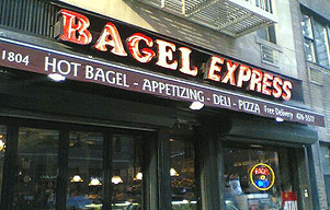 Bagel Express Coffee Shop enjoys our coffee delivery service and All Pro Beverage office coffee machine.